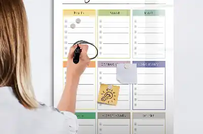 Magnetische Einkaufsliste beschreibbare Tafel