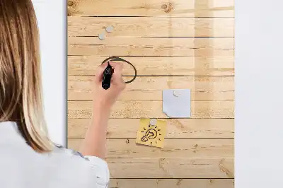 Magnettafel zum Schreiben helle Ausführung