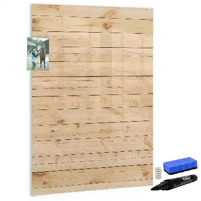 Magnettafel zum Schreiben helle Ausführung