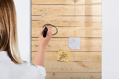 Magnettafel zum Schreiben helle Ausführung