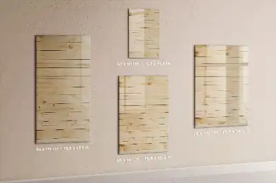 Magnettafel zum Schreiben helle Ausführung