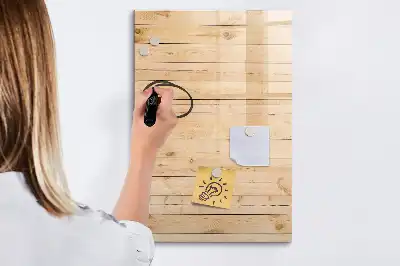Magnettafel zum Schreiben helle Ausführung