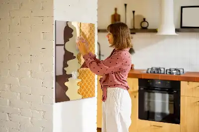 Magnettafel beschreibbar Eis mit Soße