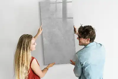 Magnettafel zum Schreiben in heller Betonoptik