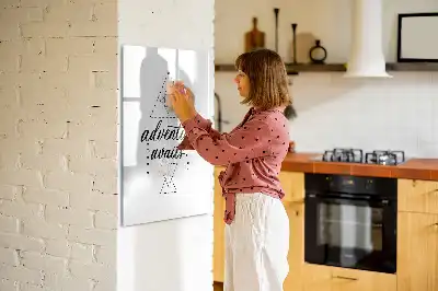 Magnettafel beschreibbar Abenteuer
