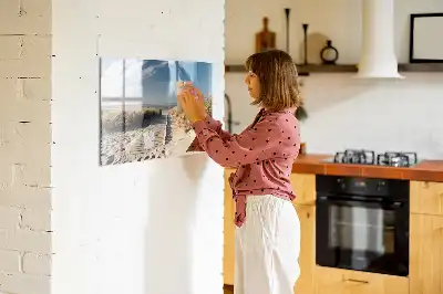 Schreib-Magnettafel mit Motiv Blick auf den Strand