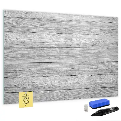 Schreib-Magnettafel aus Holzpaneelen