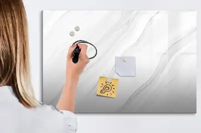 Beschreibbare Magnettafel in Dekormarmor-Optik