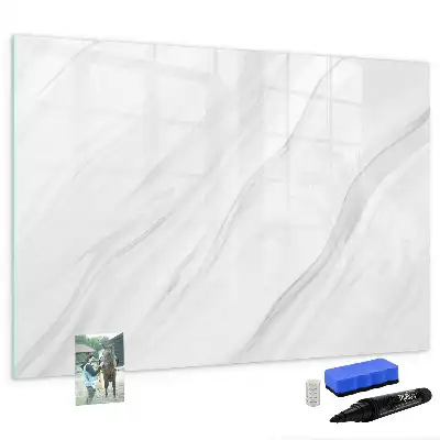 Beschreibbare Magnettafel in Dekormarmor-Optik