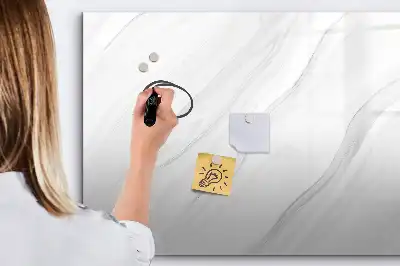 Beschreibbare Magnettafel in Dekormarmor-Optik