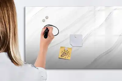 Beschreibbare Magnettafel in Dekormarmor-Optik