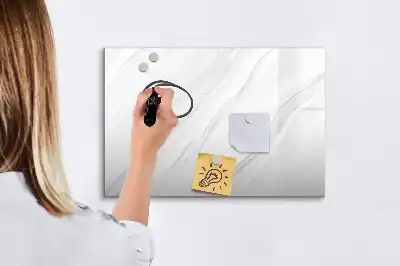 Beschreibbare Magnettafel in Dekormarmor-Optik