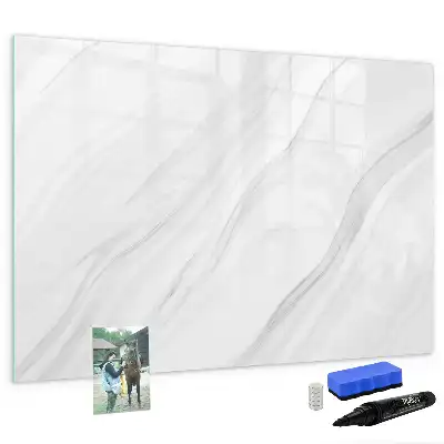 Beschreibbare Magnettafel in Dekormarmor-Optik