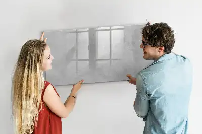 Schreib-Magnettafel in Steinwand-Optik
