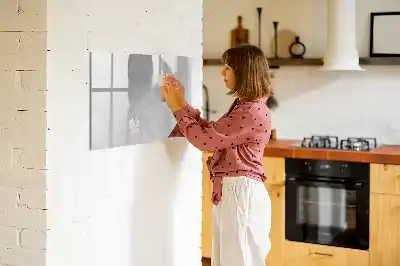 Schreib-Magnettafel in Steinwand-Optik