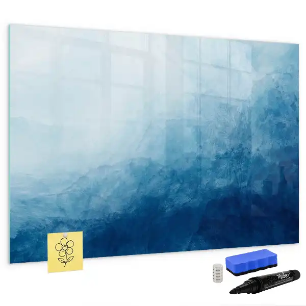 Schreib-Magnettafel mit Motiv Wasser-Abstraktion