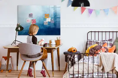 Schreib-Magnettafel mit Motiv Wasser-Abstraktion
