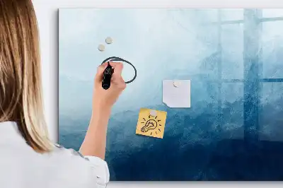 Schreib-Magnettafel mit Motiv Wasser-Abstraktion