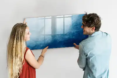 Schreib-Magnettafel mit Motiv Wasser-Abstraktion