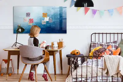 Schreib-Magnettafel mit Motiv Wasser-Abstraktion