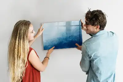 Schreib-Magnettafel mit Motiv Wasser-Abstraktion