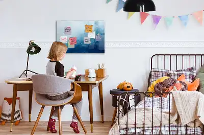 Schreib-Magnettafel mit Motiv Wasser-Abstraktion