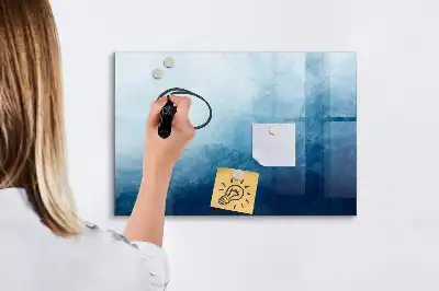 Schreib-Magnettafel mit Motiv Wasser-Abstraktion