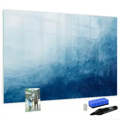 Schreib-Magnettafel mit Motiv Wasser-Abstraktion