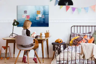 Schreib-Magnettafel mit Motiv Wasser-Abstraktion