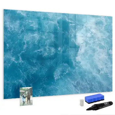 Schreib-Magnettafel im Design Meerwasser