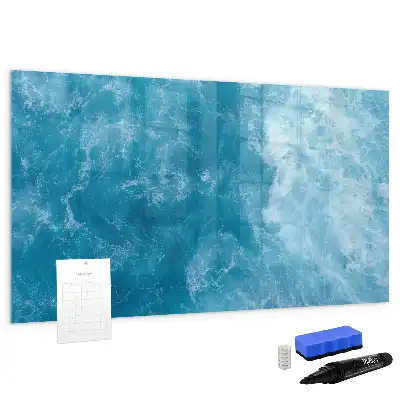 Schreib-Magnettafel im Design Meerwasser