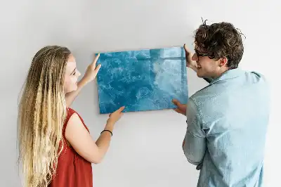 Schreib-Magnettafel im Design Meerwasser