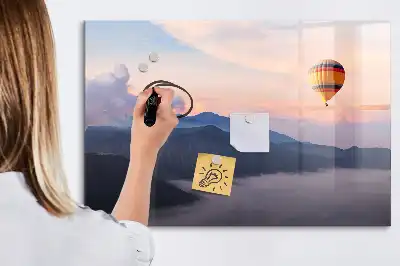 Beschreibbare Magnettafel mit Motiv Schöne Landschaft