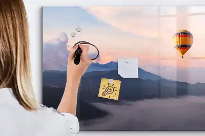 Beschreibbare Magnettafel mit Motiv Schöne Landschaft