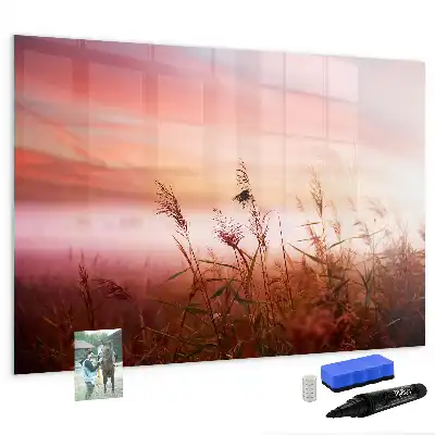 Beschreibbare Magnettafel Motiv Nebliger Morgen