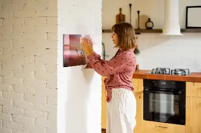Beschreibbare Magnettafel Motiv Nebliger Morgen