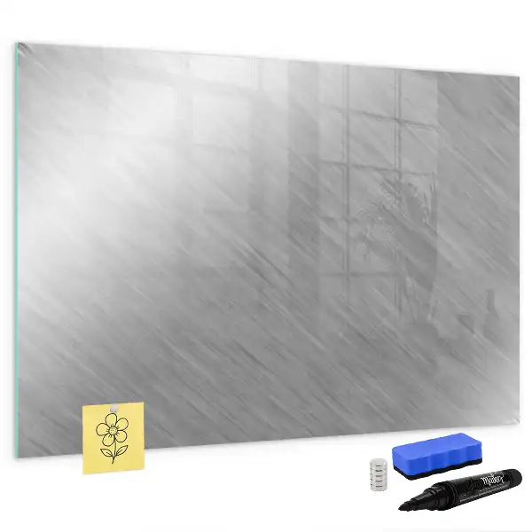 Magnettafel aus Metall zur Beschriftung
