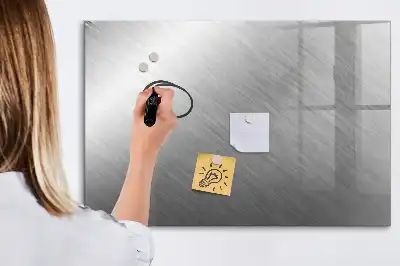 Magnettafel aus Metall zur Beschriftung