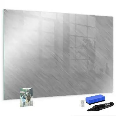 Magnettafel aus Metall zur Beschriftung