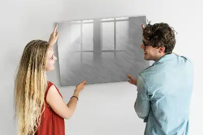 Magnettafel aus Metall zur Beschriftung