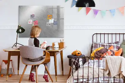 Magnettafel aus Metall zur Beschriftung