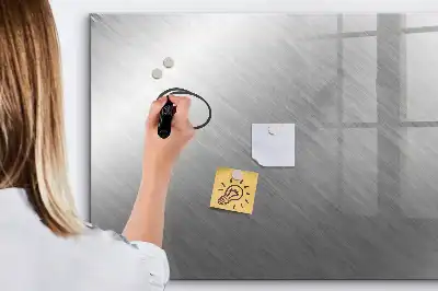 Magnettafel aus Metall zur Beschriftung