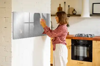Magnettafel aus Metall zur Beschriftung