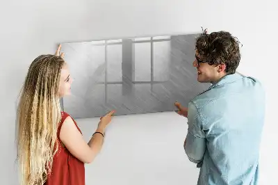 Magnettafel aus Metall zur Beschriftung