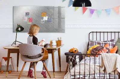 Magnettafel aus Metall zur Beschriftung
