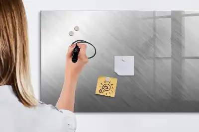 Magnettafel aus Metall zur Beschriftung