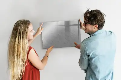 Magnettafel aus Metall zur Beschriftung
