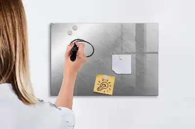 Magnettafel aus Metall zur Beschriftung