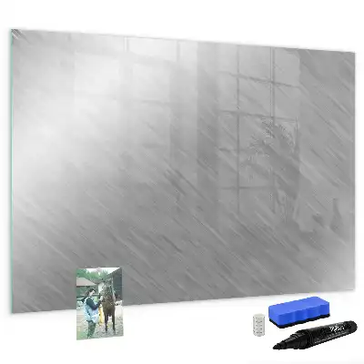 Magnettafel aus Metall zur Beschriftung