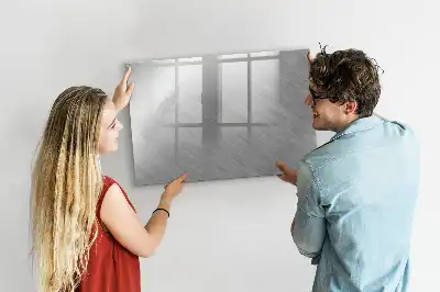 Magnettafel aus Metall zur Beschriftung